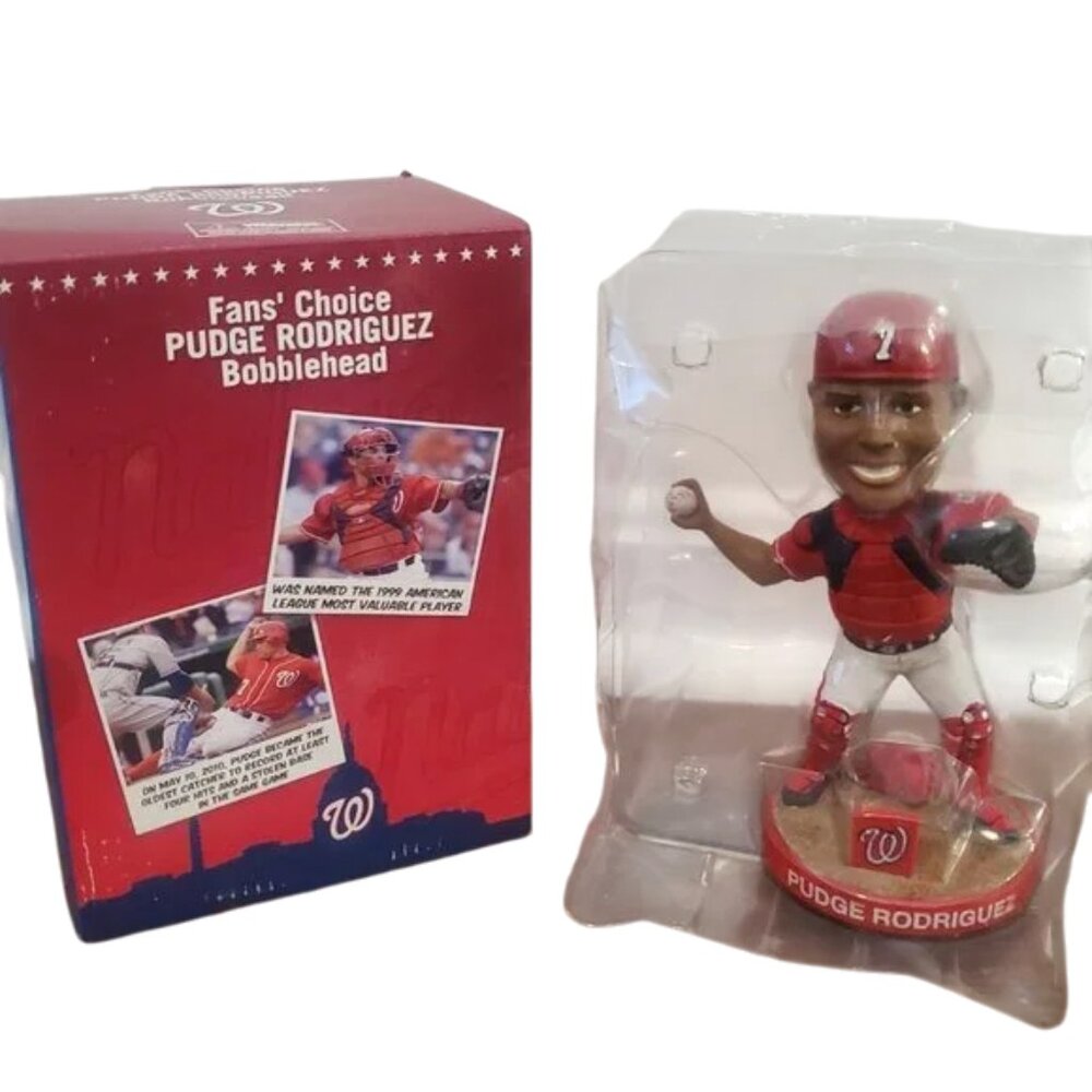 August 28, 2010 Pudge Rodriguez Washington Nationals MLB Bobblehead